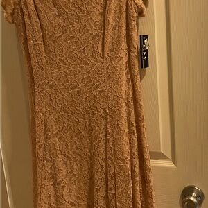 Mother of the bride or groom dress faded rose